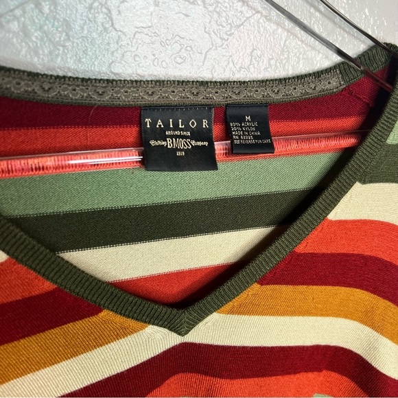 Talbots Long Sleeve Striped Top - Picture 3 of 5